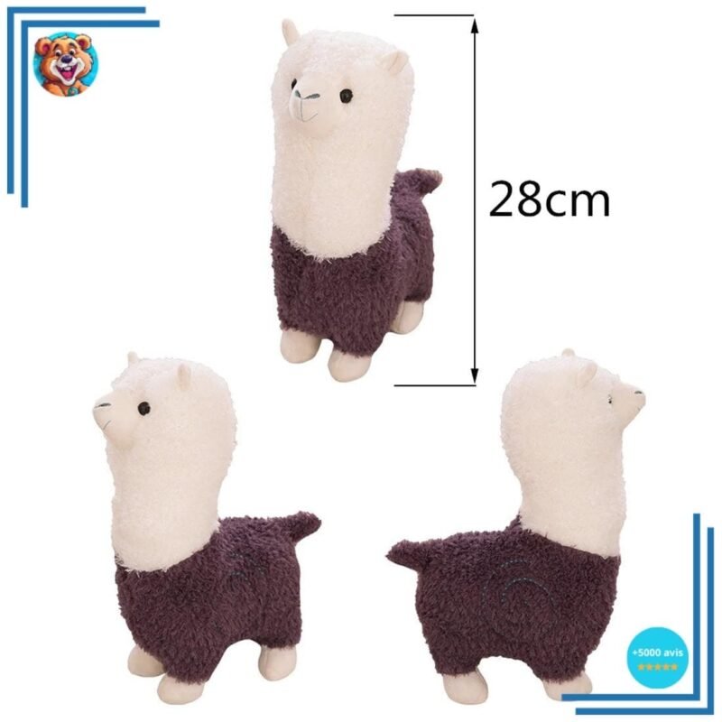 Peluche Lama alpaga violet – Image 2