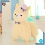 Peluche Monsieur Lama violet