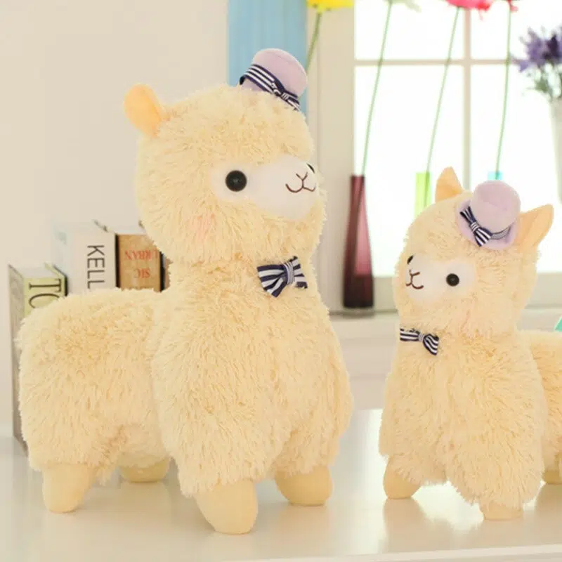 Peluche Monsieur Lama violet – Image 2