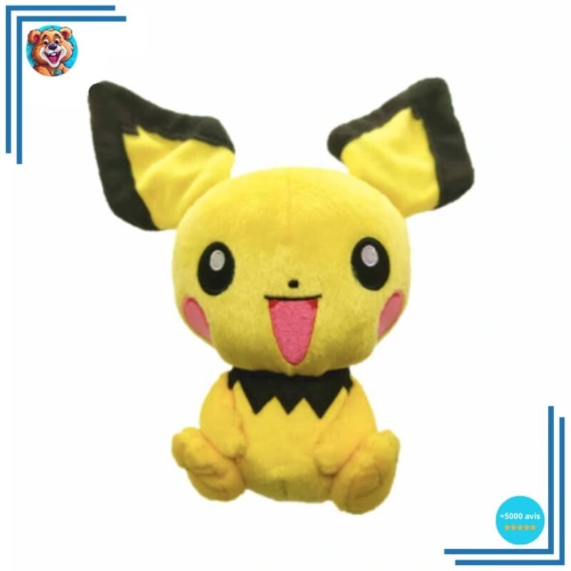 Peluche Pichu grand sourire