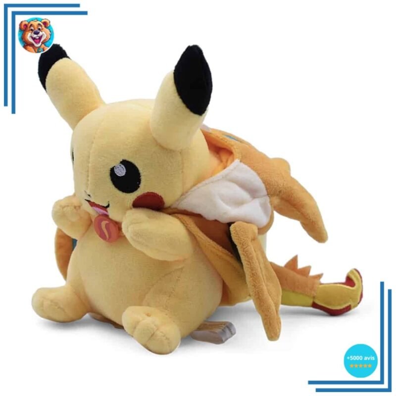 Peluche Pikachu déguisé en Dracaufeu – Image 4