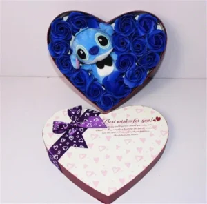 Peluche Stitch coffret amour