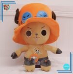 Peluche Tony Chopper One Piece méchant orange