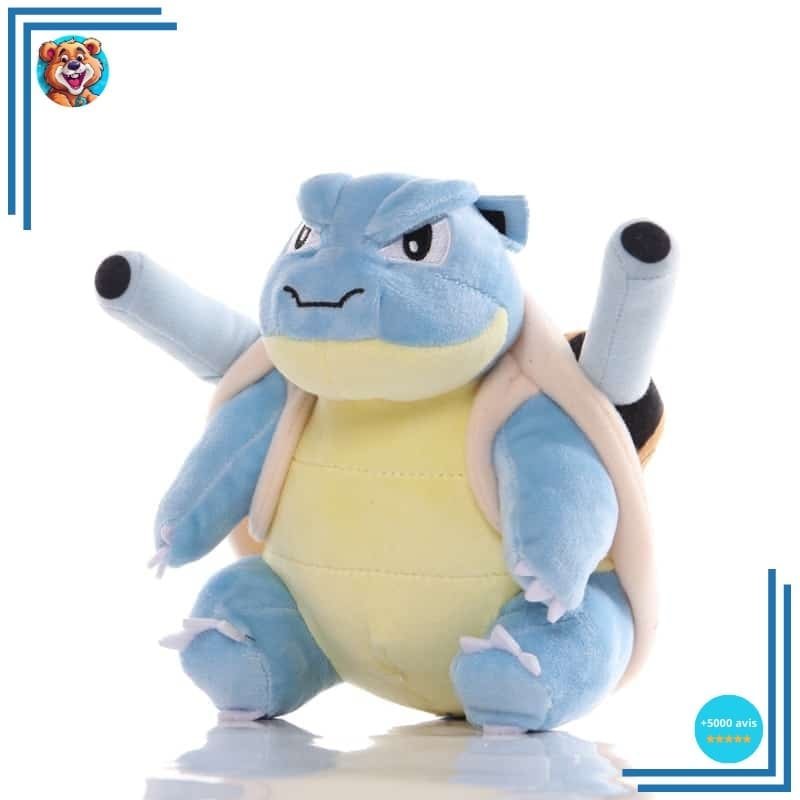 Peluche Tortank Pokemon prêt pour défendre