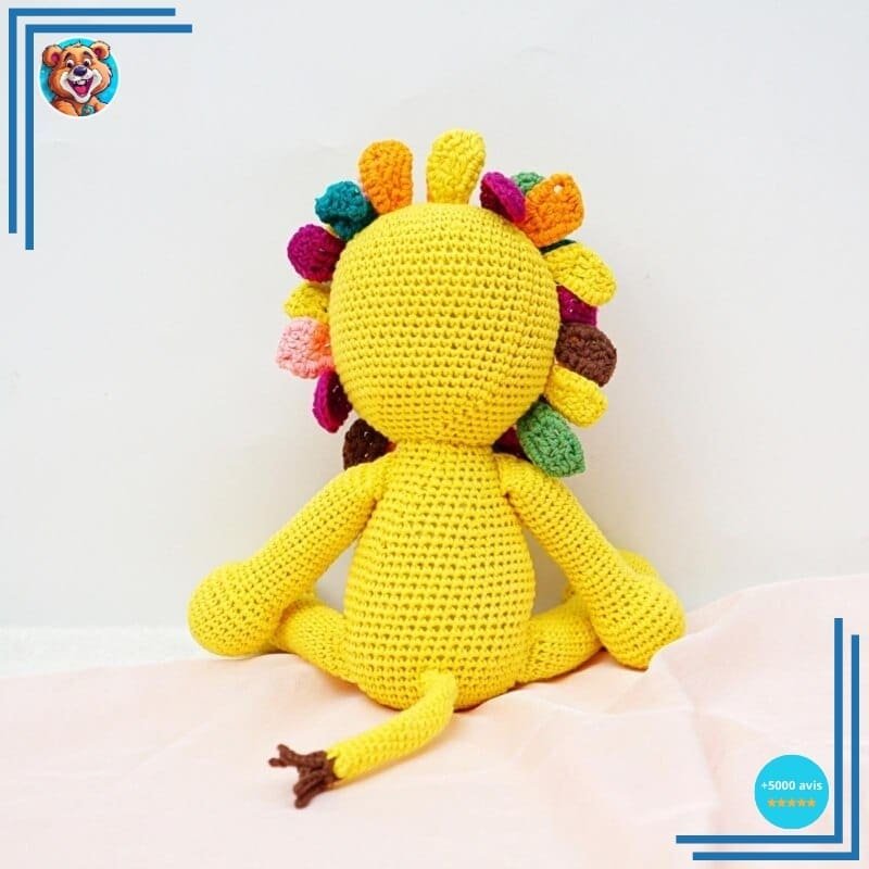 Peluche Tricot Lion – Image 2