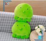 Peluche Verte poulpe oreiller
