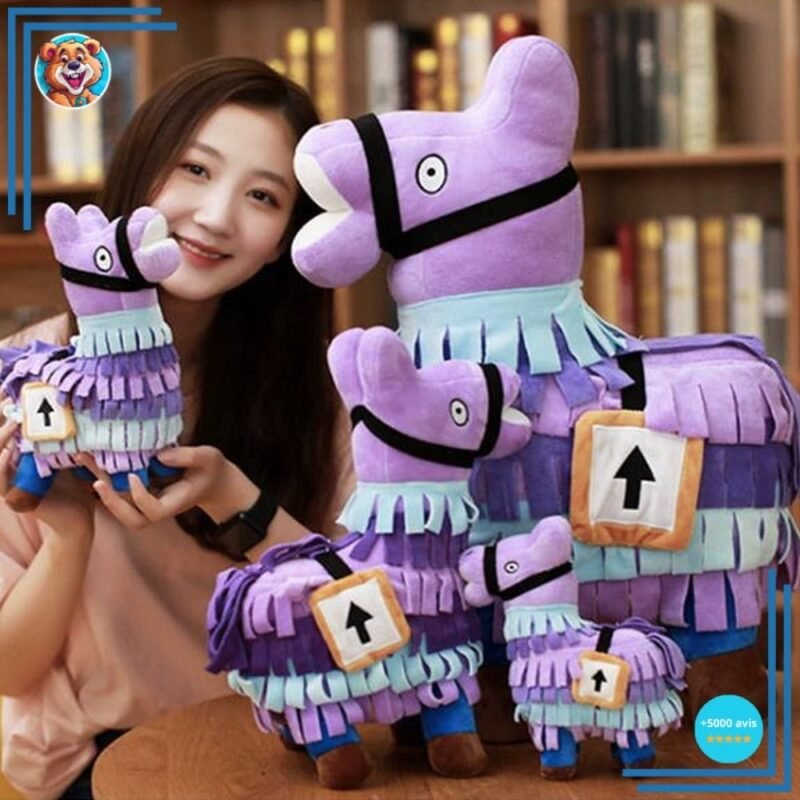 Peluche alpaga Fortnite violet – Image 2