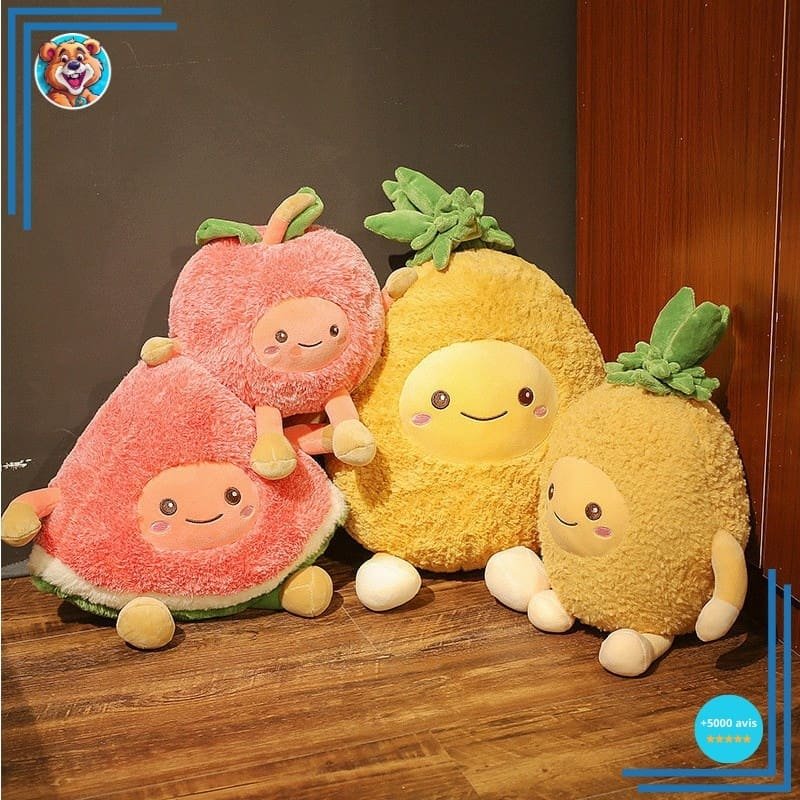 Peluche douce en forme de fruit pastèque – Image 3