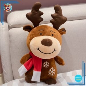 Jouet en peluche cerf pour enfants
