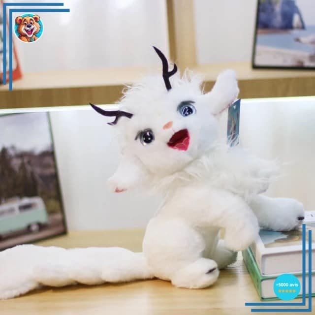 Peluche cerf blanc – Image 2