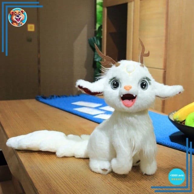 Peluche cerf blanc – Image 3