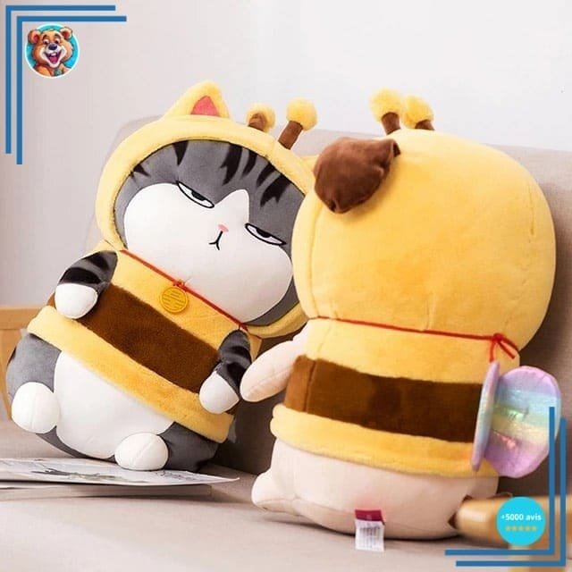 Peluche chat design mignon – Image 5