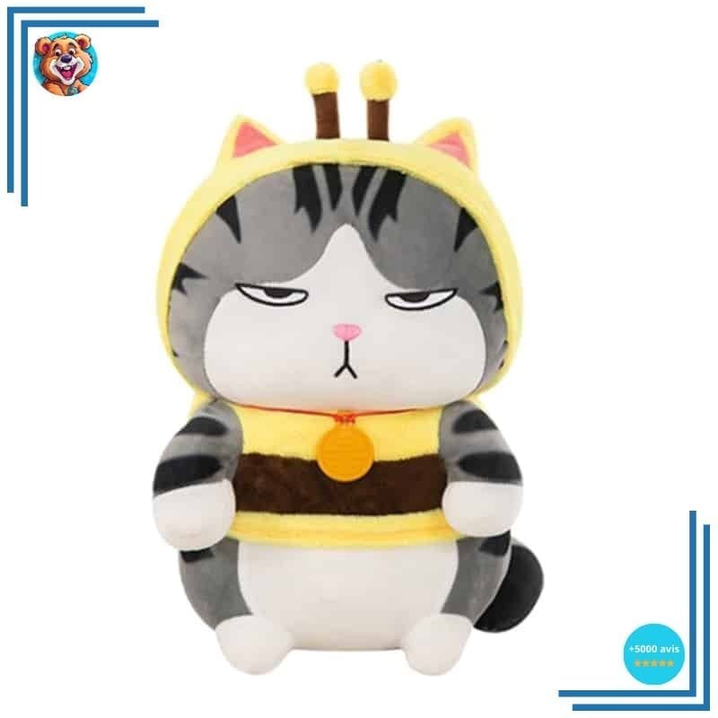 Peluche chat design mignon