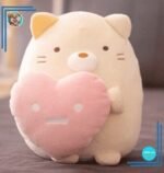 Peluche chaton coeur