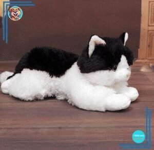 Peluche chaton noir
