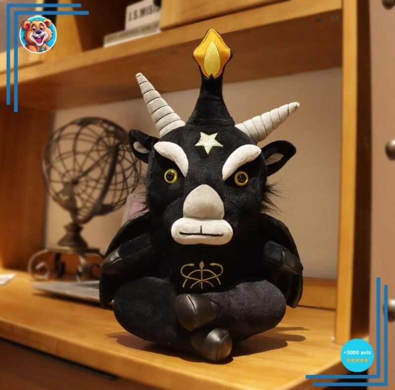 Peluche chèvre Style Rock gothique