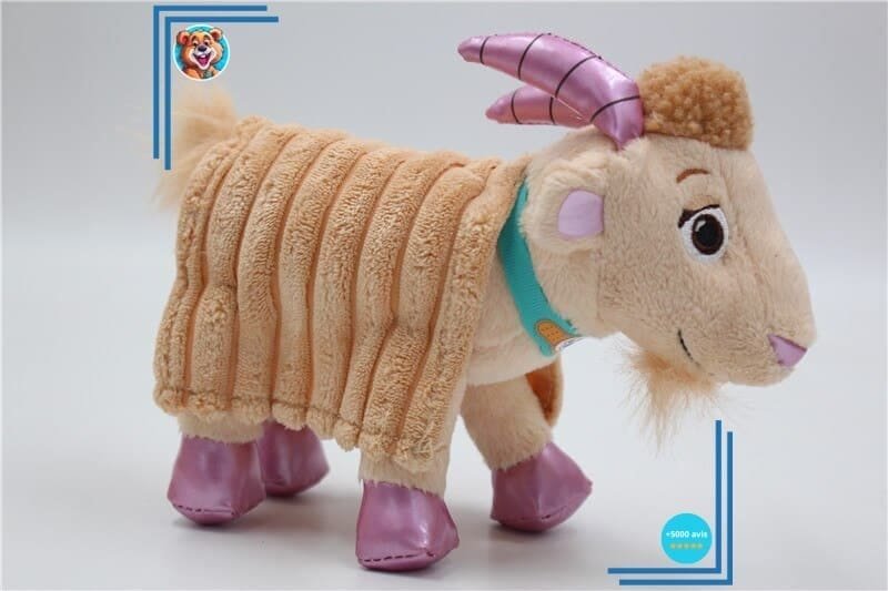 Peluche chèvre docteur la peluche