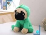 Peluche chien déguisé en dinosaure