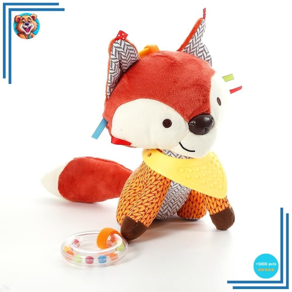 Peluche colorée renard suspendu – Image 2