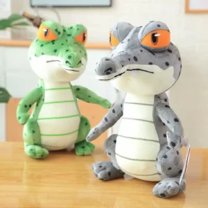 Peluche crocodile vert trop mignonne