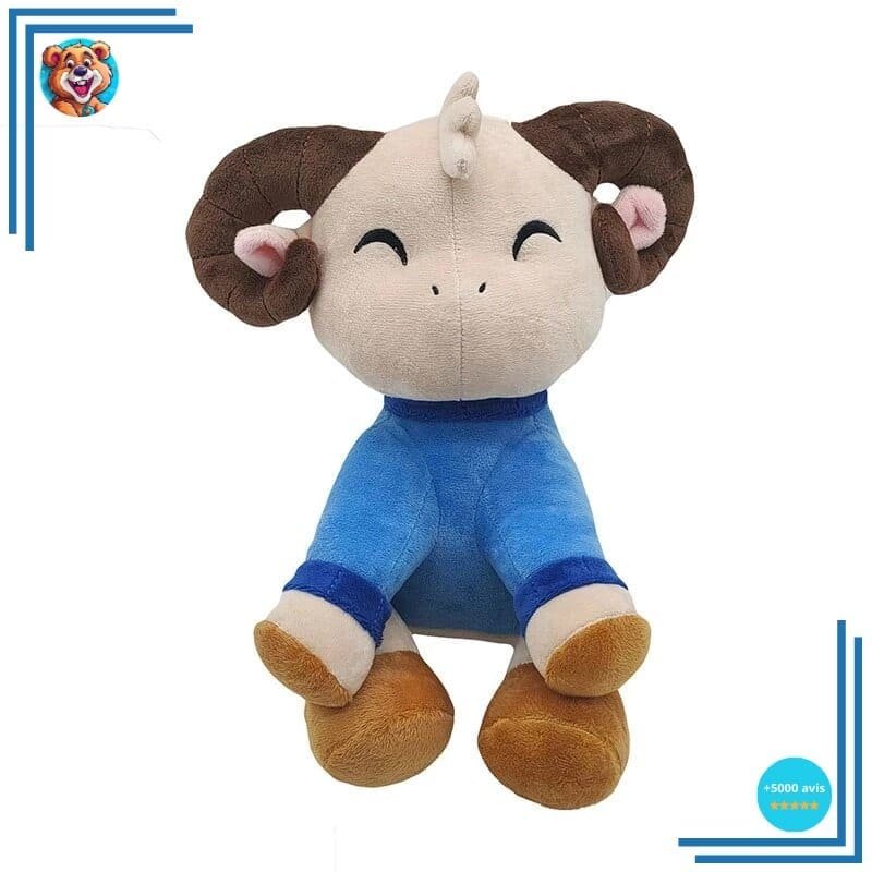 Peluche de chèvre trop mignonne