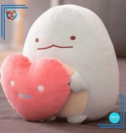 Peluche dinosaure cœur