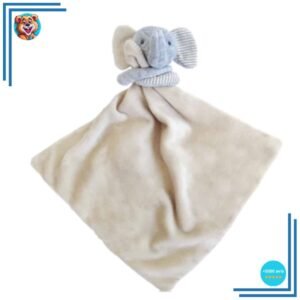 Peluche doudou éléphant beige