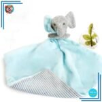 Peluche doudou éléphant bleue