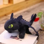 Peluche dragon Krokmou noir