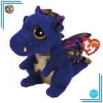 Peluche dragon TY bleu