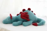 Peluche dragon volant bleu