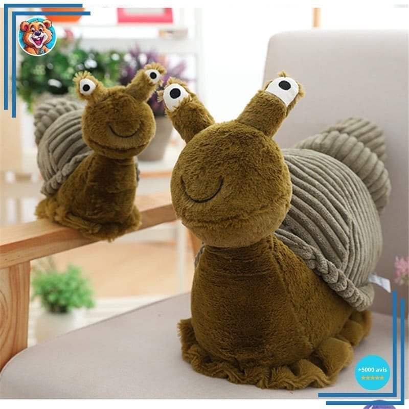 Peluche escargot vert – Image 3