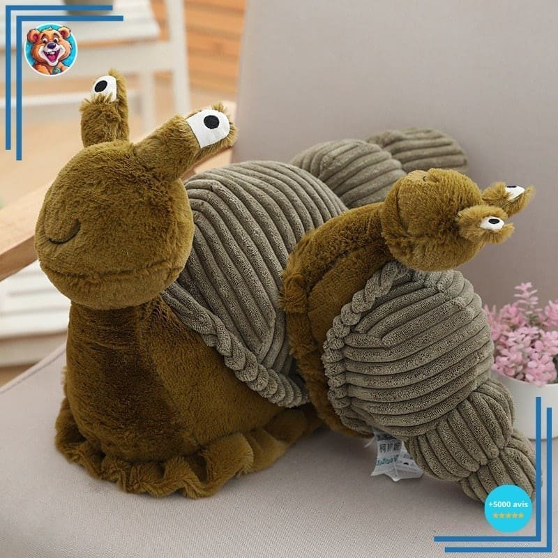 Peluche escargot vert – Image 4