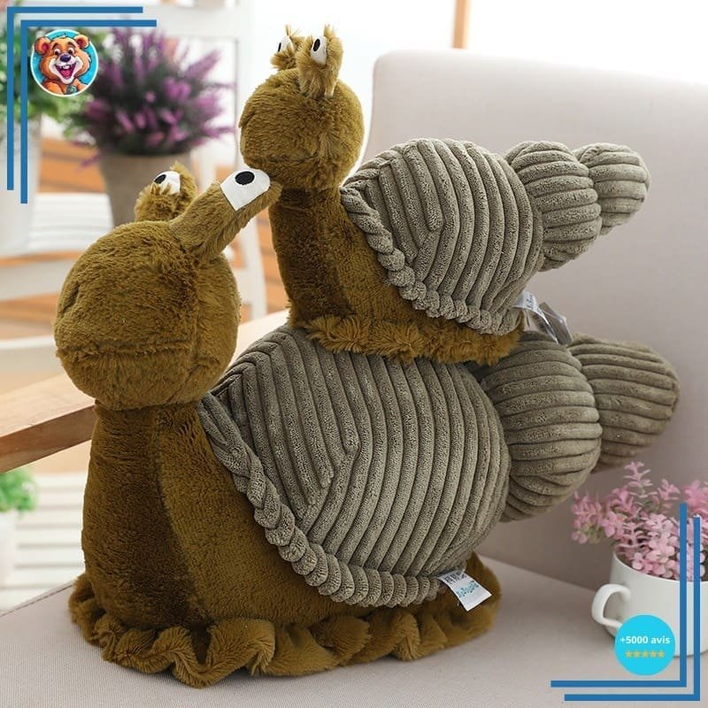 Peluche escargot vert – Image 5