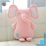 Peluche éléphant mignonne rose
