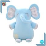 Peluche éléphant mignonne bleue