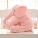 Peluche éléphant oreiller rose