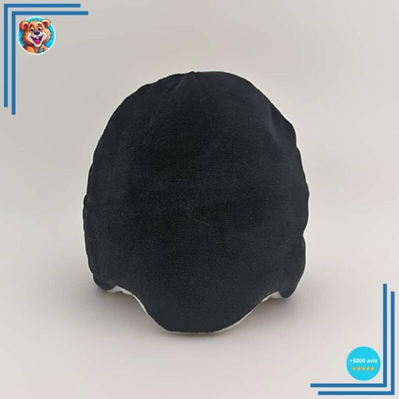 Peluche fantôme noir et blanc réversible, fluorescente – Image 5