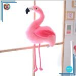 Peluche flamant rose tout doux