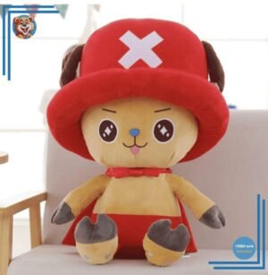 Peluche géante Chopper One Piece rouge
