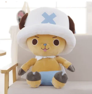 Peluche géante Chopper mignon One Piece blanc