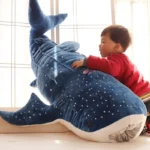 Peluche géante baleine bleue