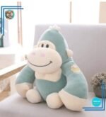 Peluche gorille bleu
