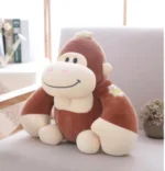 Peluche gorille marron