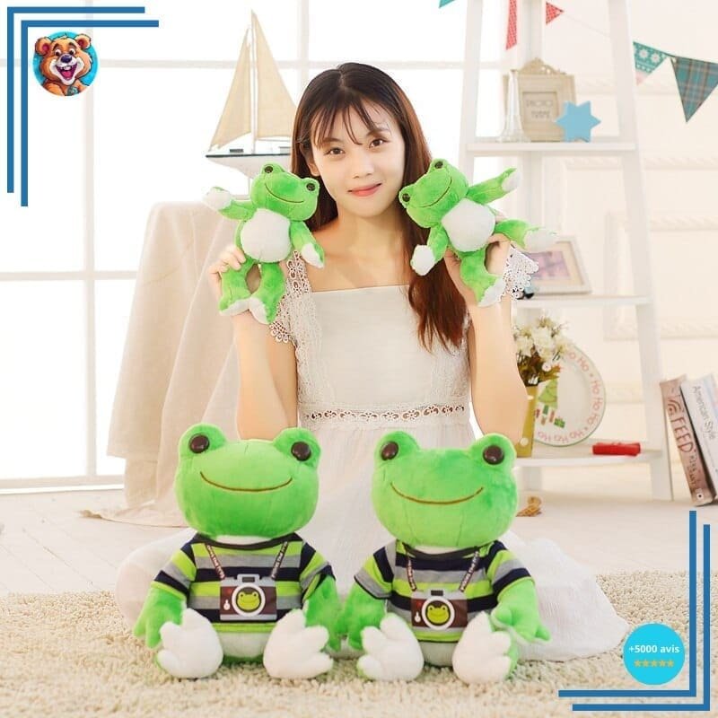 Peluche grenouille photographe – Image 2