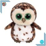 Peluche hibou TY colorée marron