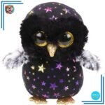 Peluche hibou TY colorée noire