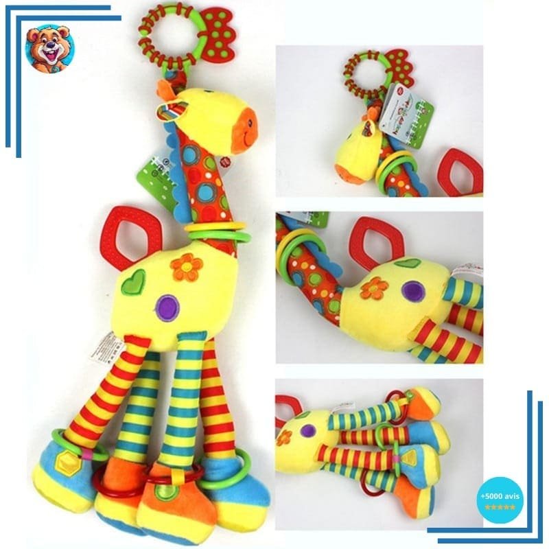Peluche hochet girafe – Image 3
