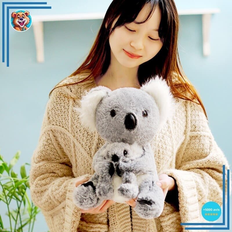 Peluche koala avec bébé – Image 2