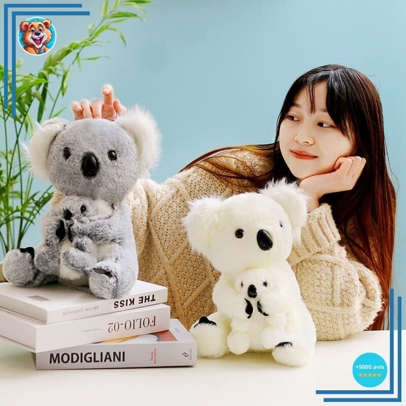 Peluche koala avec bébé – Image 3